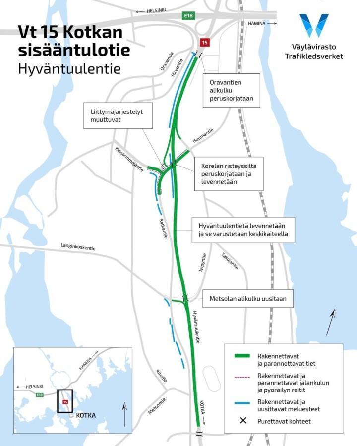 Hyväntuulentie rakentaminen